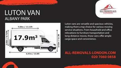 Luton Van and Man Service in Albany Park