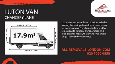 Luton Van and Man Service in Chancery Lane