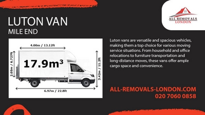 Luton Van and Man Service in Mile End
