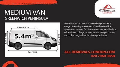 Medium Van and Man in Greenwich Peninsula Service