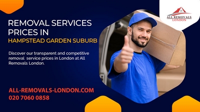 Removals Service Prices in Hampstead Garden Suburb