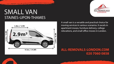 Small Removals Van with a Driver in Staines-Upon-Thames