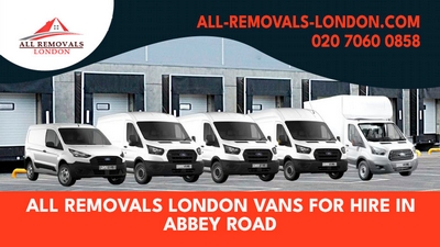 Removals Vans in Abbey Road