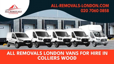 Removals Vans in Colliers Wood