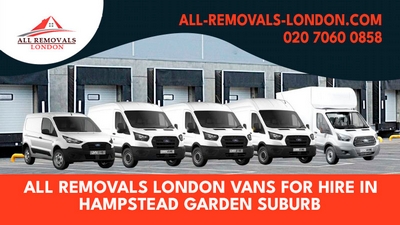 Removals Vans in Hampstead Garden Suburb