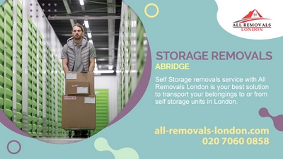 All Removals London - Removals to/from Self Storage in Abridge