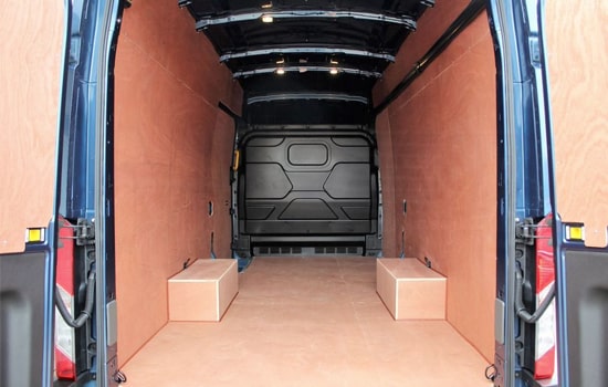 Hire Extra Large Van and Man in Abridge - Inside View