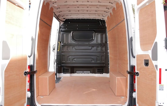 Hire Large Van and Man in Denham - Inside View